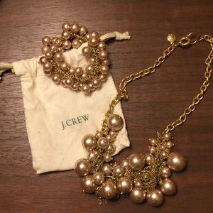 NWOT JCrew Statement necklace & matching bracelet!